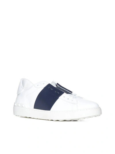 Shop Valentino Garavani Sneakers In Bianco Marine Bianco
