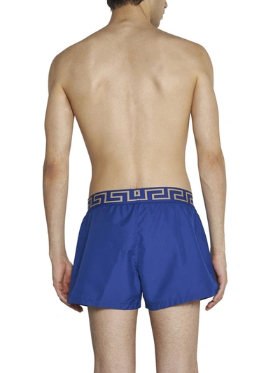Shop Versace Underwear Sea Clothing In Bluette Gold