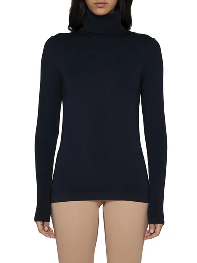 Shop Wolford Sweaters In Blue