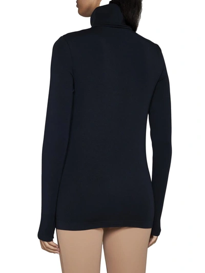 Shop Wolford Sweaters In Blue