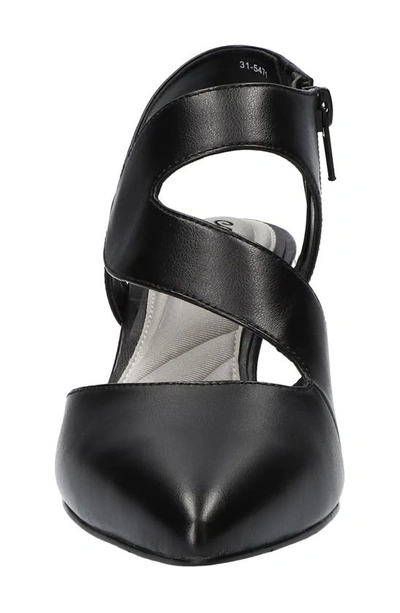Easy Street Venue Strappy Pump In Black/ Gore