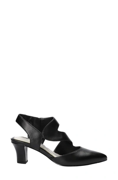 Easy Street Venue Strappy Pump In Black/ Gore