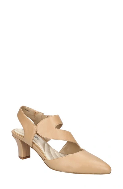 Easy Street Women's Venue Asymmetrical Pumps Women's Shoes In Nude/ Gore
