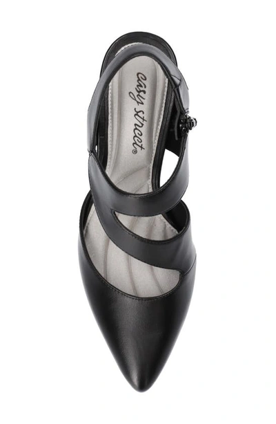 Easy Street Venue Strappy Pump In Black/ Gore