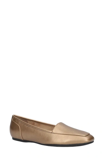 Shop Easy Street Thrill Loafer In Bronze