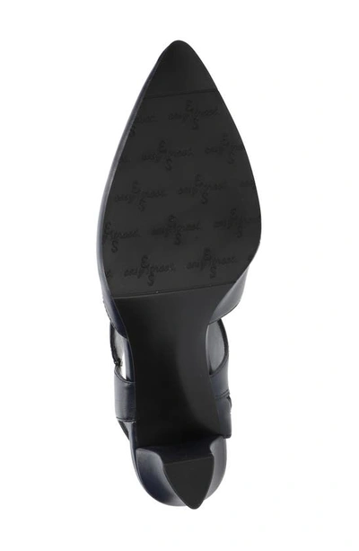 Easy Street Venue Strappy Pump In Navy/ Gore