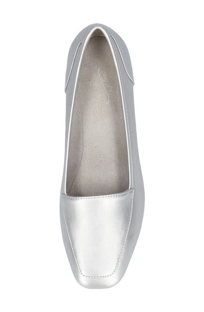 Shop Easy Street Thrill Loafer In Silver