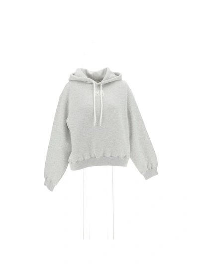 Shop Alexander Wang T By  Sweaters In Light Heather Grey