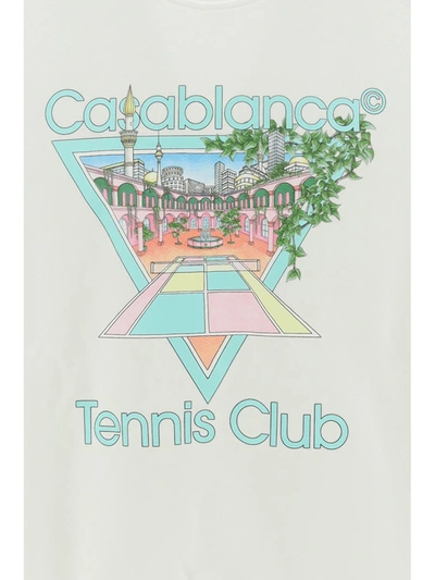 Shop Casablanca Sweaters In Tennis Club Icon Pastelle