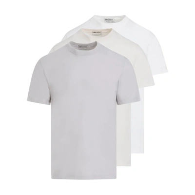 Shop Maison Margiela Cotton T-shirt Set Tshirt In Grey