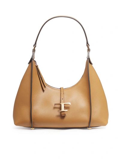 Shop Tod's One Shoulder Bag In Brown