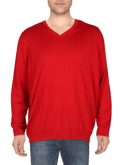 Shop Polo Ralph Lauren Big & Tall Mens Washable Merino Wool Pullover Sweater In Multi