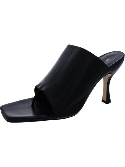 Shop Gia X Pernille Teisbaek Perni 02 Womens Leather Slip-on Mules In Black
