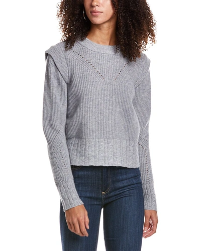 Shop Design History Crewneck Cashmere Sweater In Grey