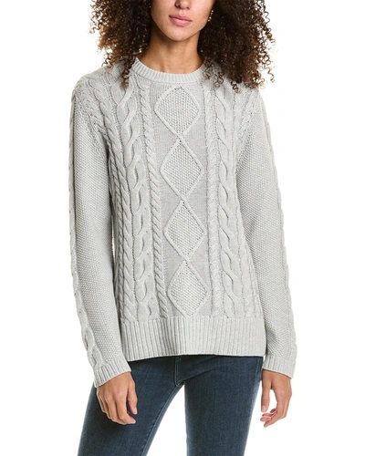 Shop Alashan Cashmere Alashan Lucky League Cable Cashmere-blend Pullover In Grey