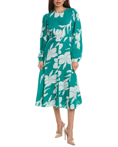 Shop Diane Von Furstenberg Merula Midi Dress In Green