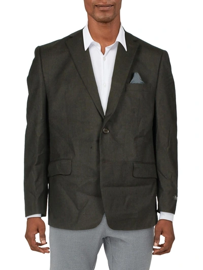 Shop Lauren Ralph Lauren Mens Wool Classic Fit Suit Jacket In Green