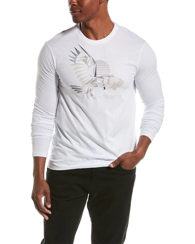 Shop Armani Exchange Regular Fit T-shirt In White