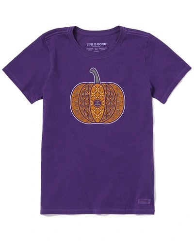 Shop Life Is Good Crusher T-shirt In Purple