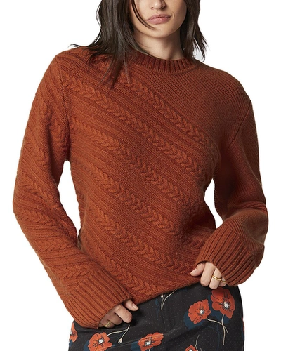 Shop Equipment Seranon Wool Sweater In Brown