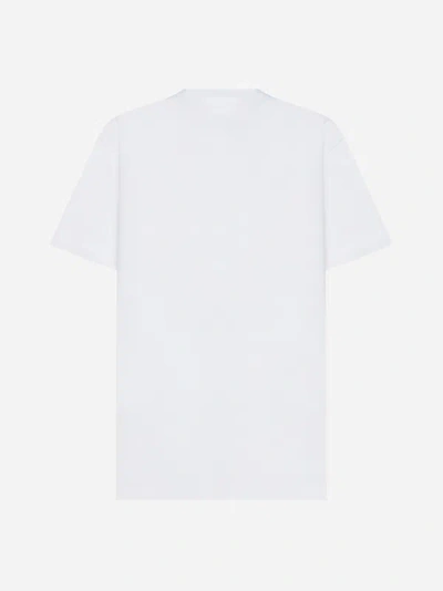 Shop Totême Cotton T-shirt In Off,white