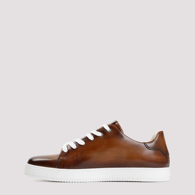 Shop Berluti Scritto Sneakers Shoes In Brown