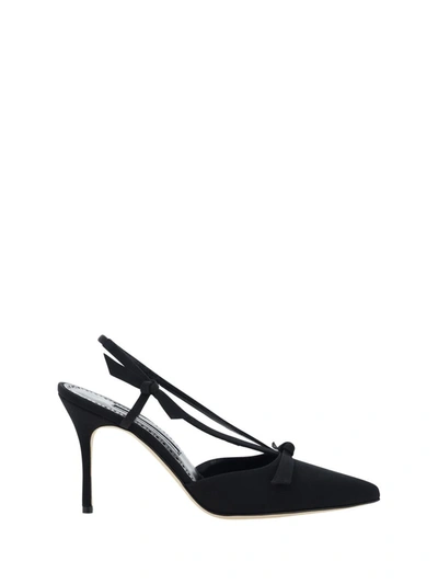 Shop Manolo Blahnik Pumps In Blck