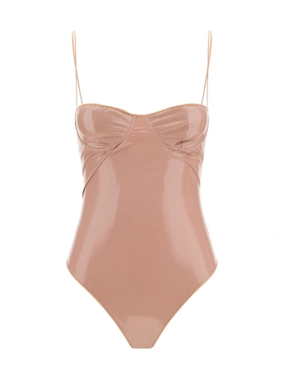 Shop Oseree Oséree Swimwear In Rose Tan