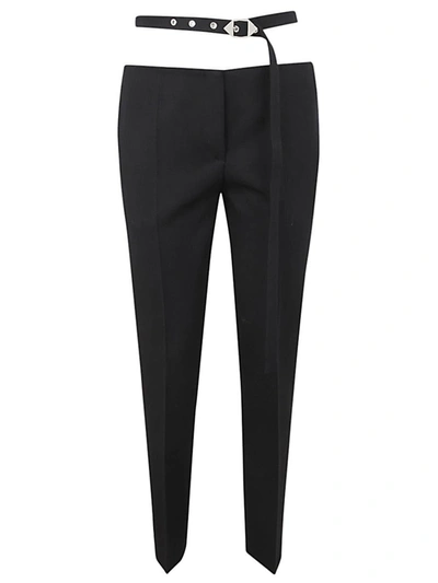 Shop Attico The  Cigarette Long Trousers Clothing In Black