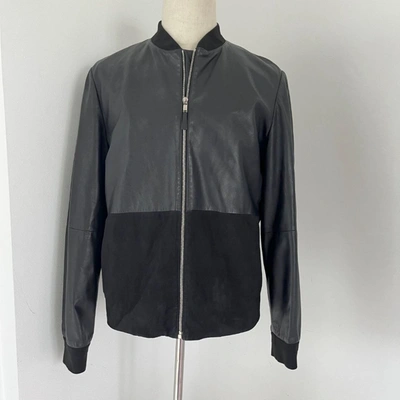 Pre-owned Dior Black Leather Jacket For Men