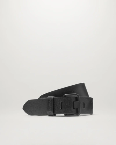 Shop Belstaff Slot Buckle Belt In Black