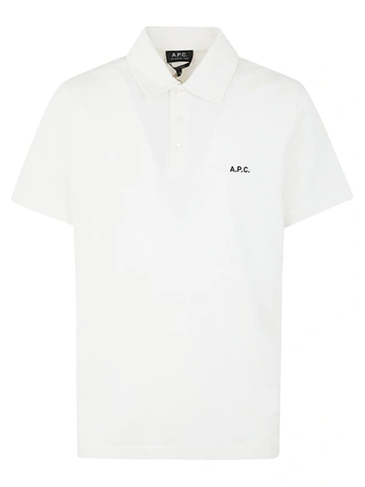 Shop Apc A.p.c. Austin Polo Clothing In White