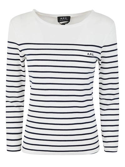 Shop Apc A.p.c. Thelma Top Clothing In White