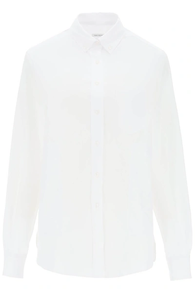 Shop Saks Potts William Poplin Shirt In White