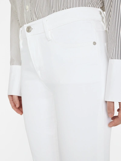 Shop Frame Le High Straight Jeans In White