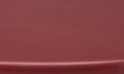 Crosley Radio Griffith Metal Round Side Table In Dark Red Satin