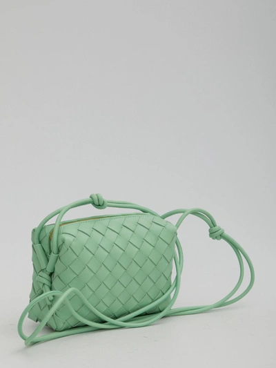 Shop Bottega Veneta Mini Loop Camera Bag In Green