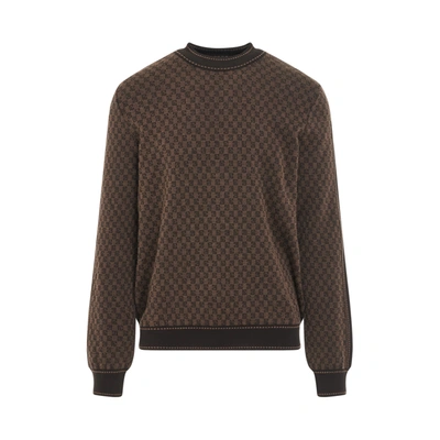 Shop Balmain Monogram Wool Sweater