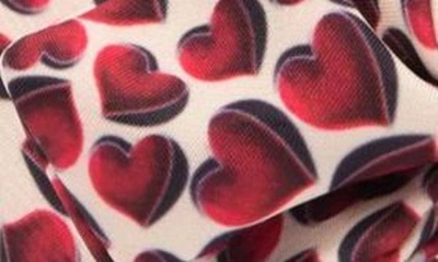 Shop Jeffrey Campbell Sweets Slide Sandal In Red Hearts