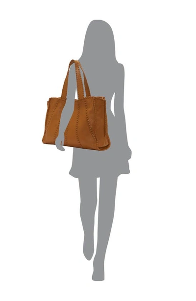 Shop Vince Camuto Nakia Tote In Aged Rum
