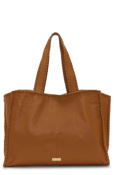 Shop Vince Camuto Nakia Tote In Aged Rum