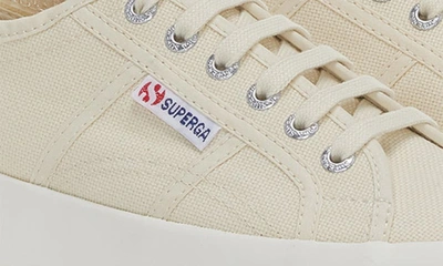Shop Superga 2740 Platform Sneaker In Beige Light Eggshell Favorio