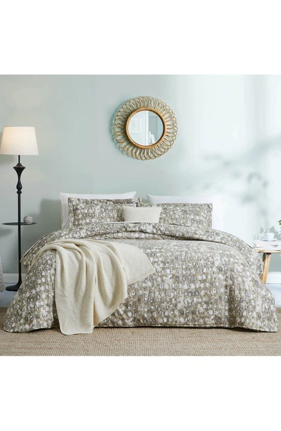 Southshore Fine Linens Rhythm Reversible Duvet & Sham Set In Taupe