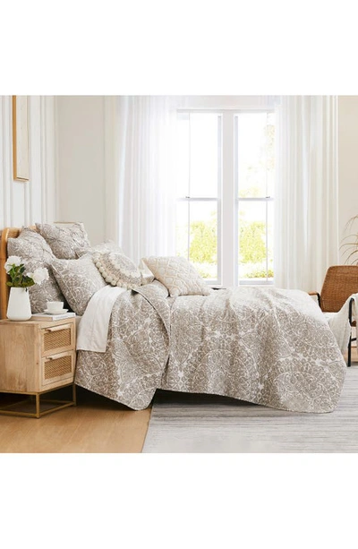 Southshore Fine Linens Ashanti 7-piece Quilt Set In Bone