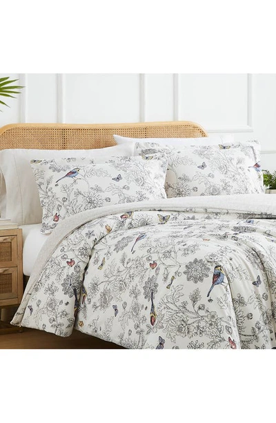 Southshore Fine Linens Bayberry Reversible Duvet & Sham Set In Beige
