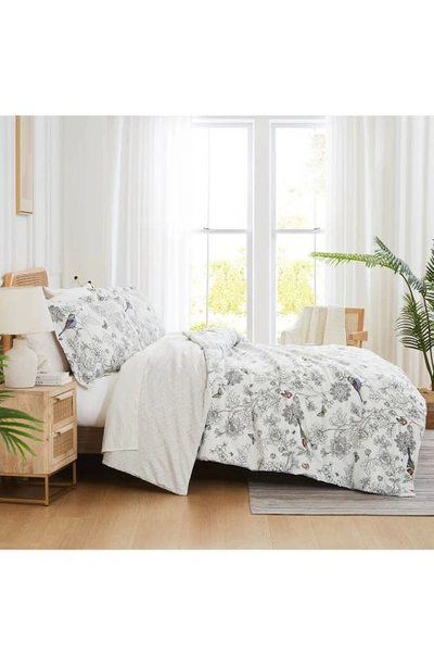 Southshore Fine Linens Bayberry Reversible Duvet & Sham Set In Beige