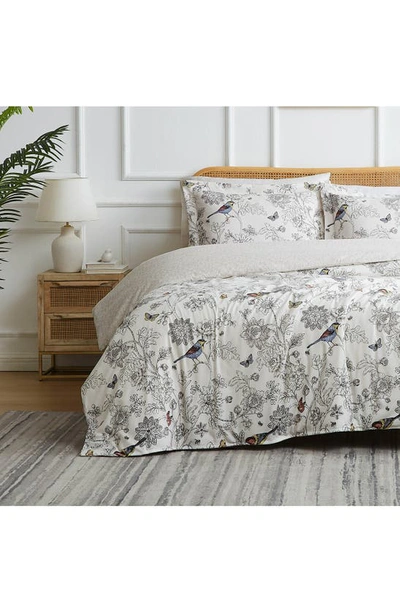 Southshore Fine Linens Bayberry Reversible Duvet & Sham Set In Beige