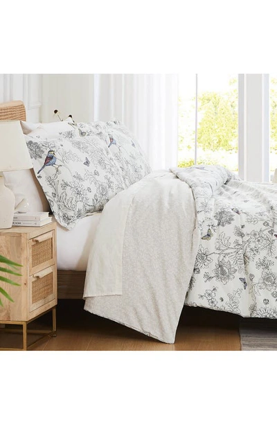 Southshore Fine Linens Bayberry Reversible Duvet & Sham Set In Beige