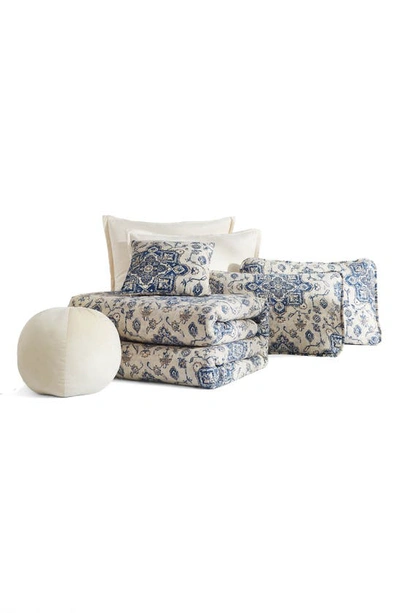 Southshore Fine Linens Persia 7-piece Quilt Set In Indigo