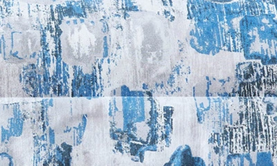Southshore Fine Linens Rhythm Duvet Cover & Sham Set In Blue
